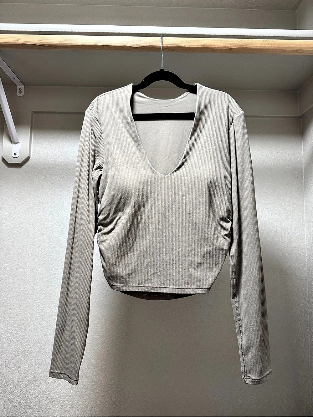 lululemon All It Takes Ribbed Nulu V-Neck Long-Sleeve Shirt
